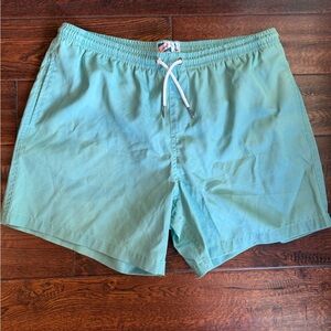 Men's Light Blue Swim Trunks